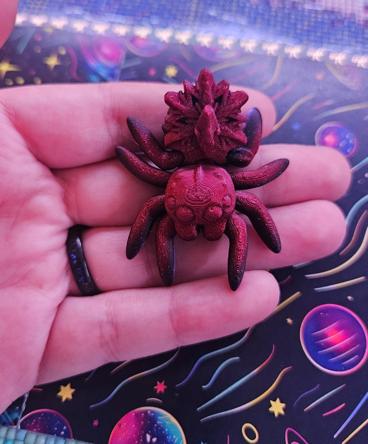 Spider Cover Minder Magnets, Cute Gift for Diamond Painters, Convenient Diamond Art Accessory, Handmade Diamond Dot Tool, Adorable 3D Printed Cover Holder