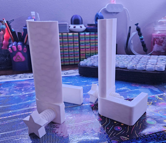 Diamond Painting Table Clamps, Canvas Holder with Star Screws, 3D Printed Cosmic Craft Desk Organizer, Diamond Art and Craft Accessory