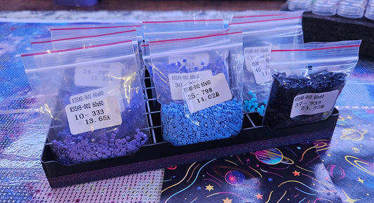 Large 3D Printed Diamond Painting Bag Holder, Organizer for 30 Bags, Craft Storage, Drill Storage Rack, Diamond Art Accessory