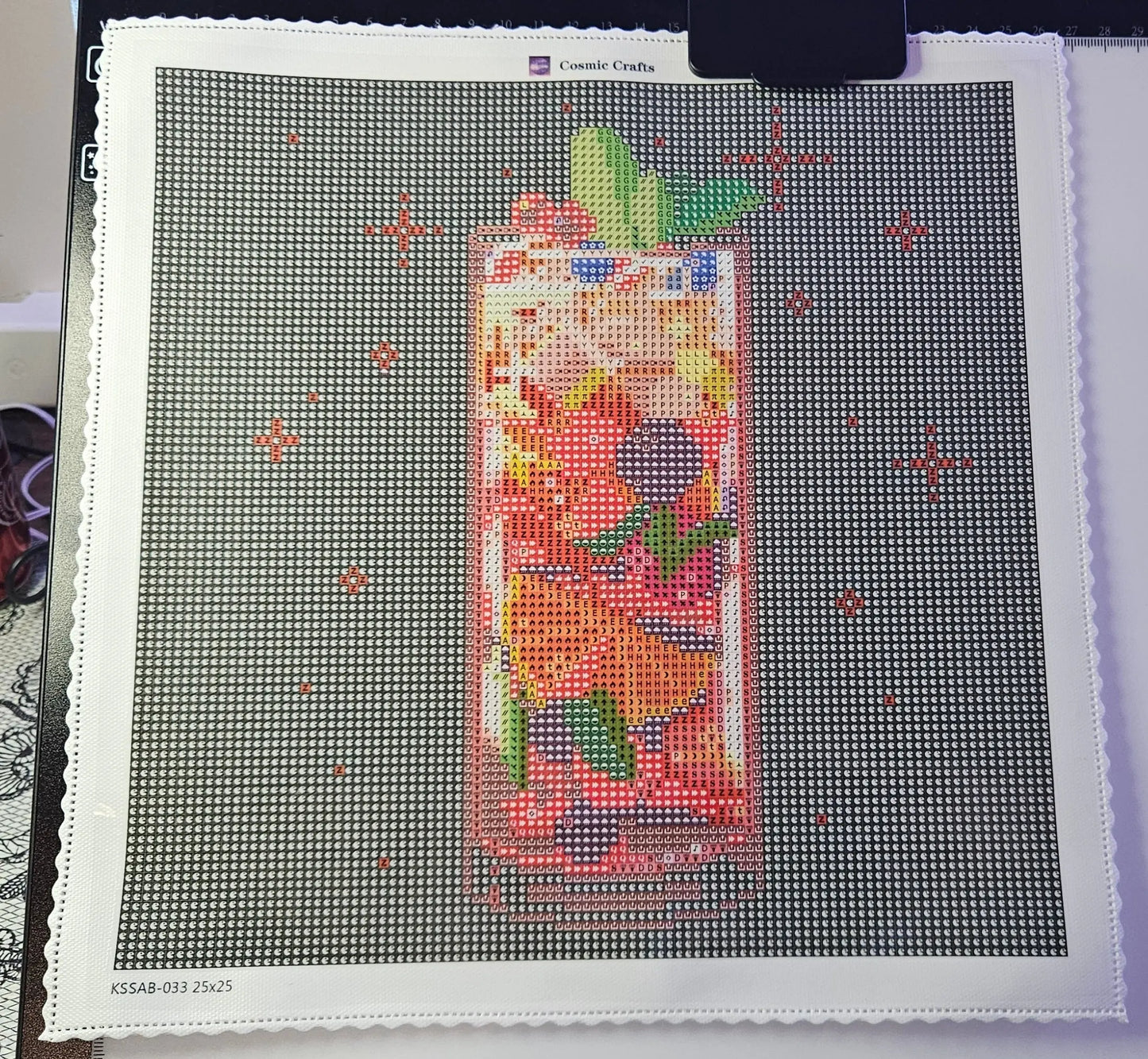 Sunset Punch Elixir – Mini Diamond Painting Kit, Full Square Drill with AB & Fairy Dust Enhancements Cosmic Crafts