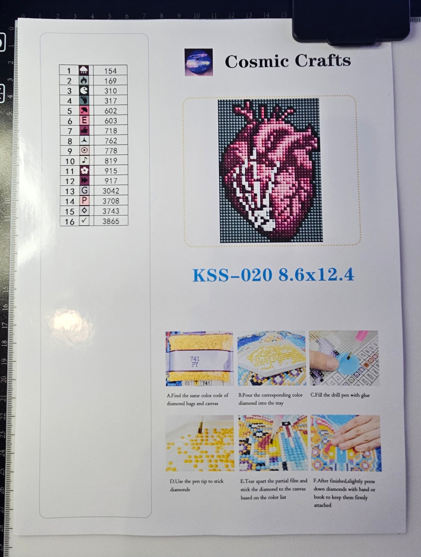 Love You to Death – Mini Diamond Painting Kit, Full Square Drill