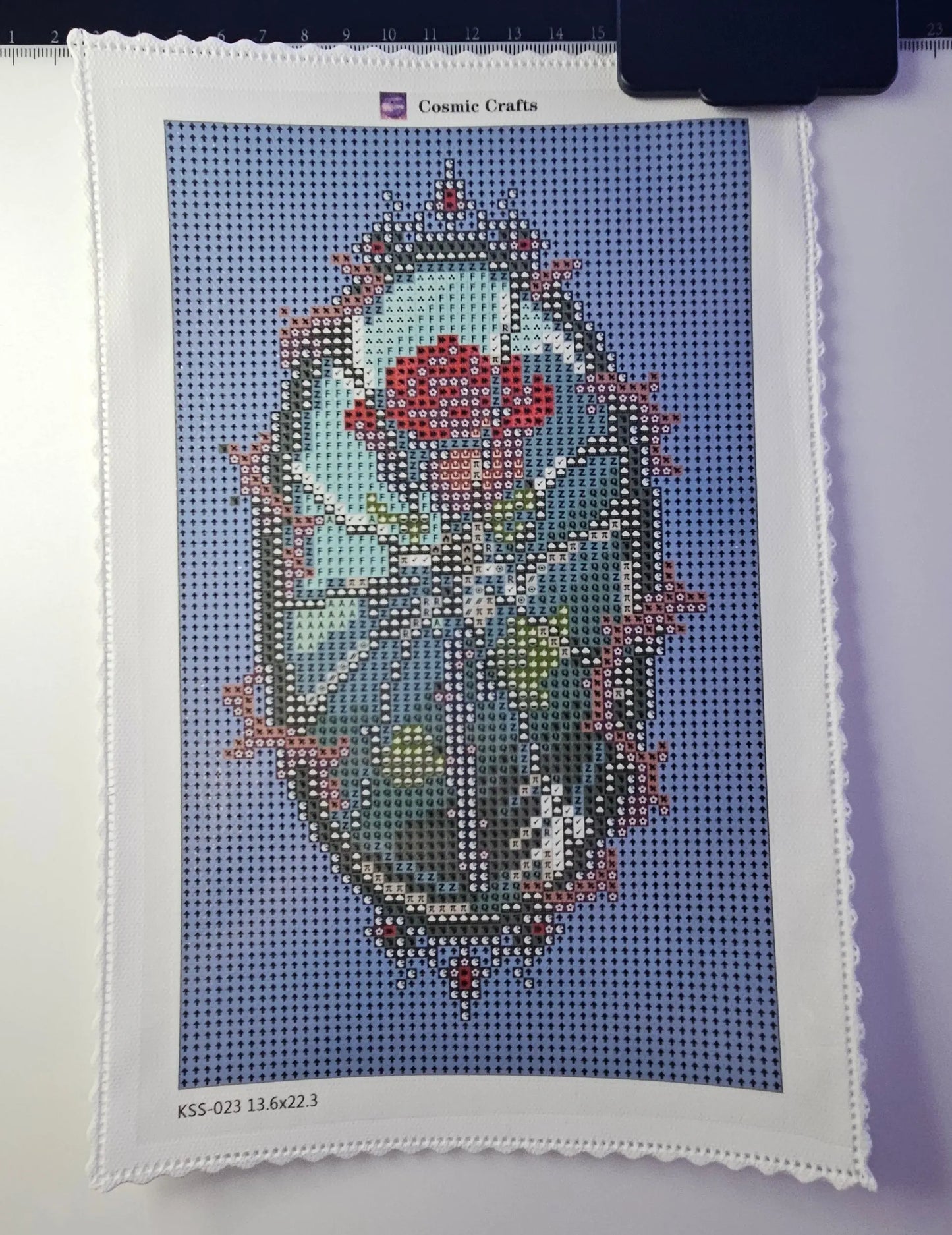 Shattered Beauty – Mini Diamond Painting Kit, Full Square Drill Cosmic Crafts