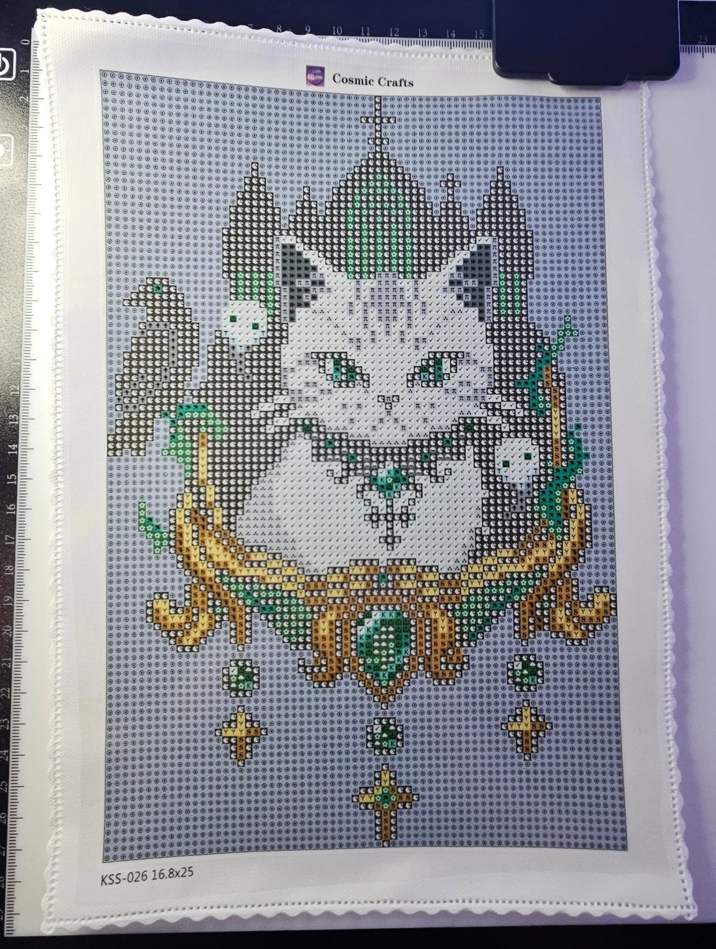The Gilded Familiar – Mini Diamond Painting Kit, Full Square Drill Cosmic Crafts