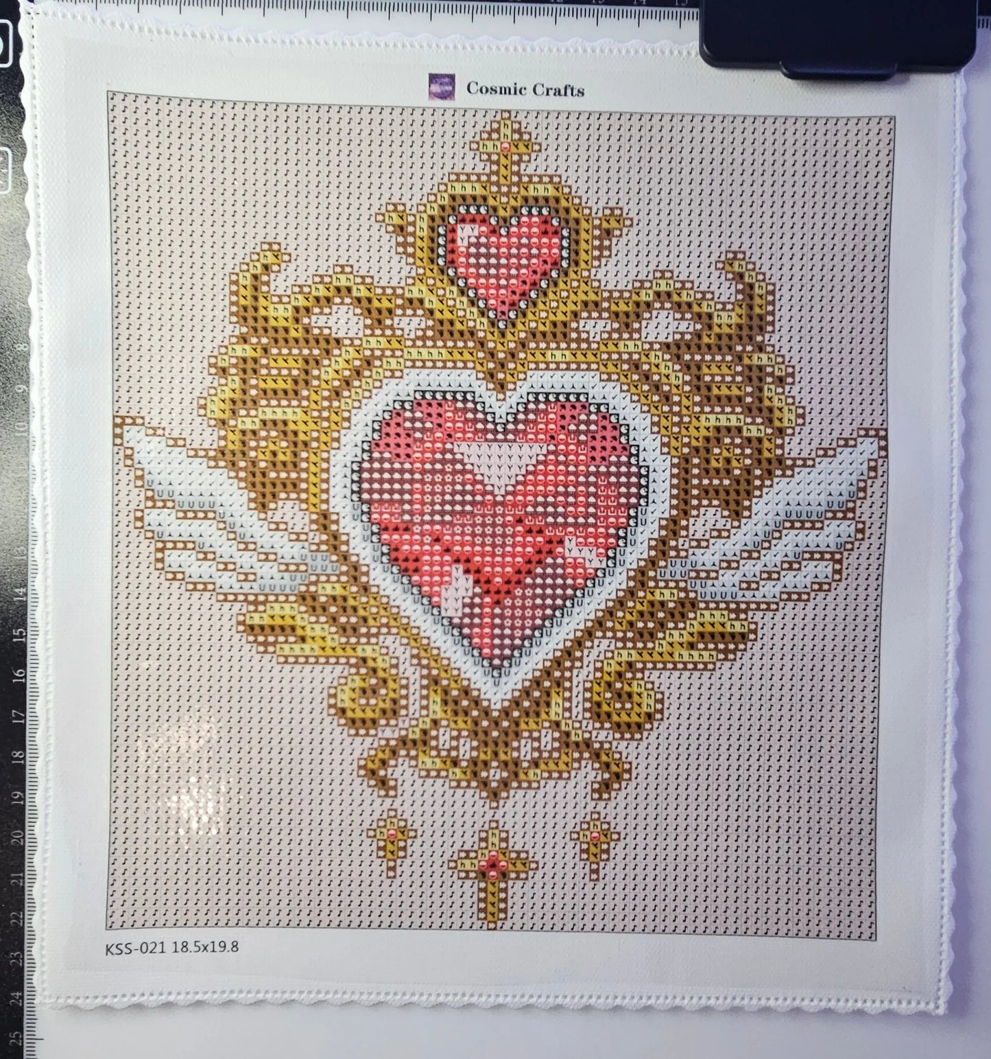 Lifted by Love – Mini Diamond Painting Kit, Full Square Drill Cosmic Crafts