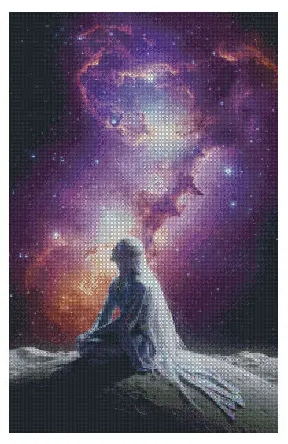 Conscious Expansion 50x78cm Diamond Art Kit, High Quality Diamond Painting Kit with Enhancements Cosmic Crafts
