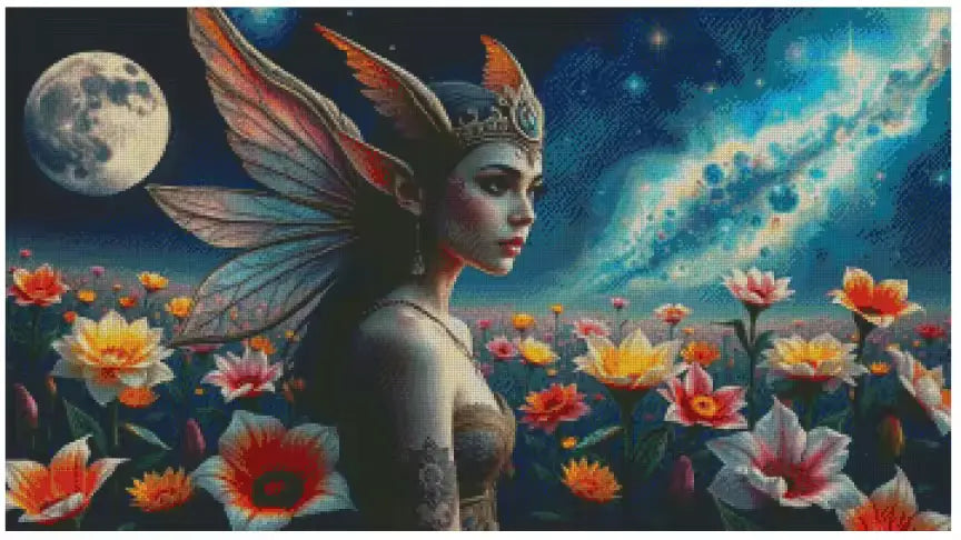 Earth Goddess 90x50cm Diamond Art Kit, High Quality Diamond Painting Kit with Enhancements Cosmic Crafts