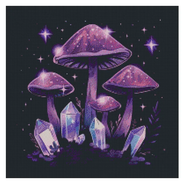 Growth 50x50cm Diamond Art Kit, High Quality Diamond Painting Kit with Enhancements Cosmic Crafts
