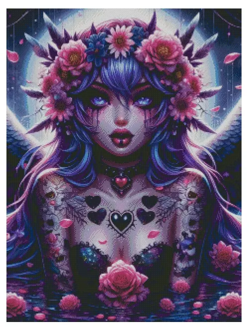 Love Angel 60x80cm Diamond Art Kit, High Quality Diamond Painting Kit with Enhancements