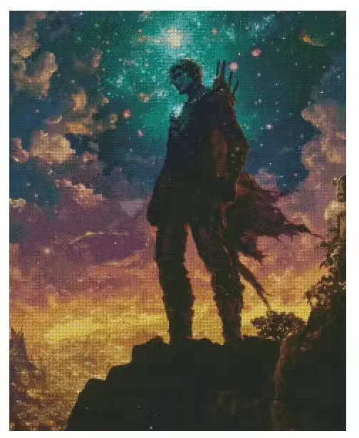 A Whole New World 60x75cm Diamond Art Kit, High Quality Diamond Painting Kit with Enhancements Cosmic Crafts