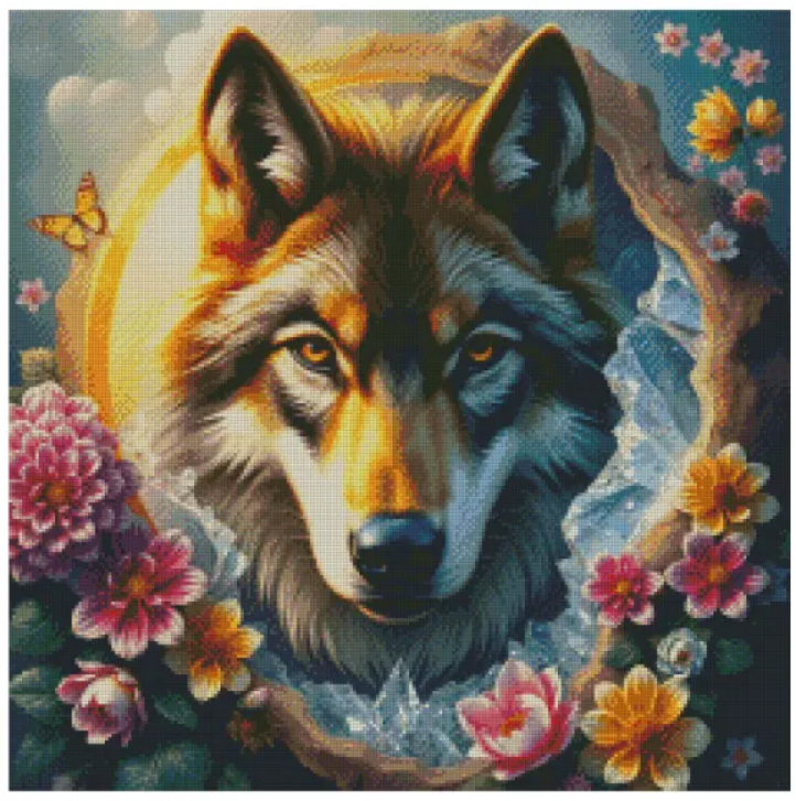 Nature's Light 60x60cm Diamond Art Kit, High Quality Diamond Painting Kit with Enhancements