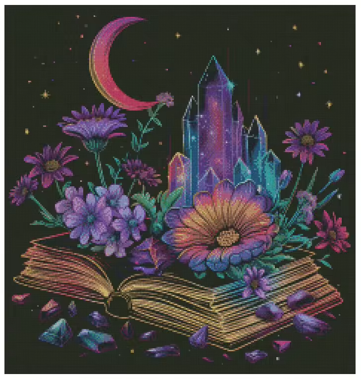 Cosmic Knowledge 60x60cm Diamond Art Kit, High Quality Diamond Painting Kit with Enhancements