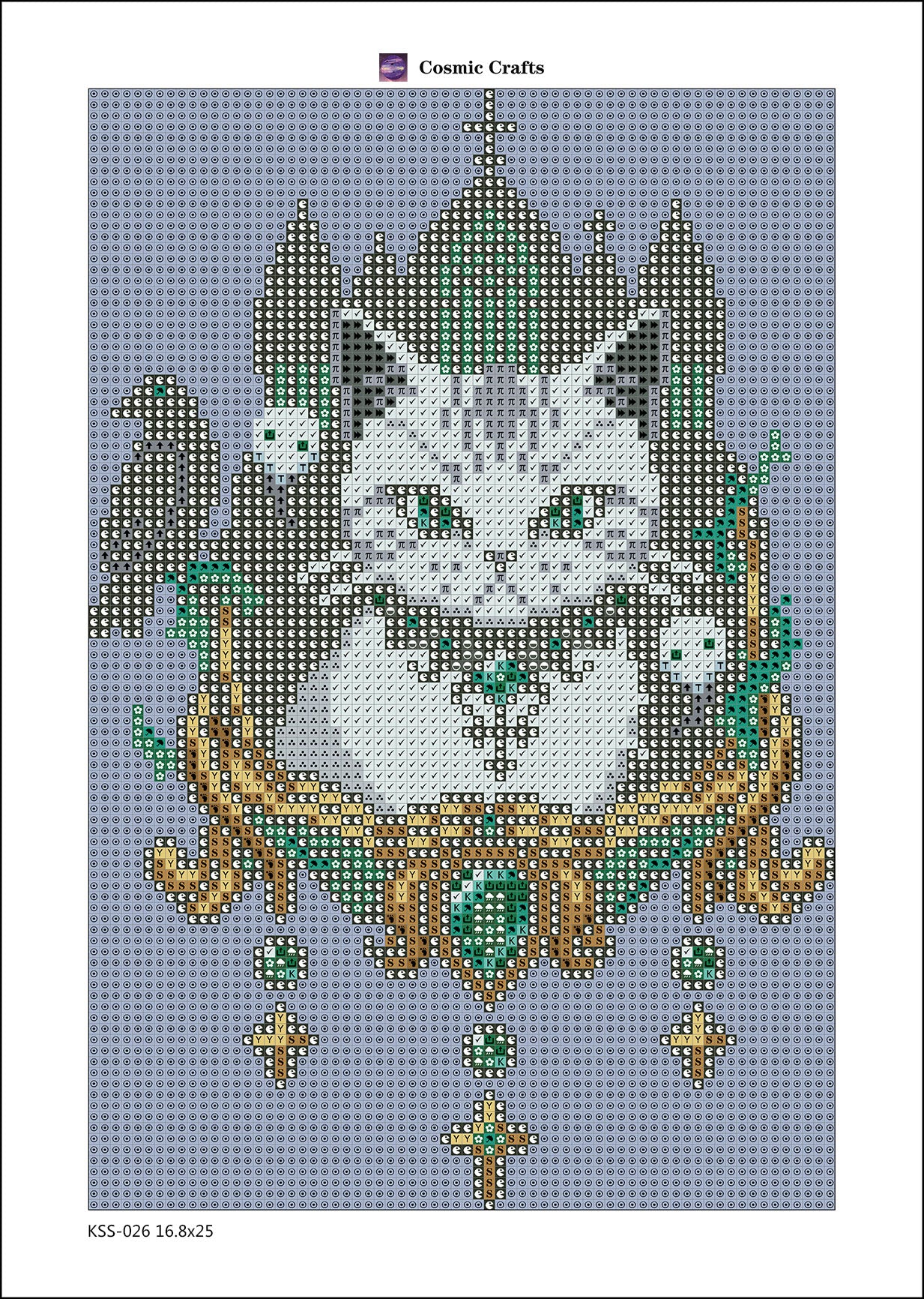 The Gilded Familiar – Mini Diamond Painting Kit, Full Square Drill