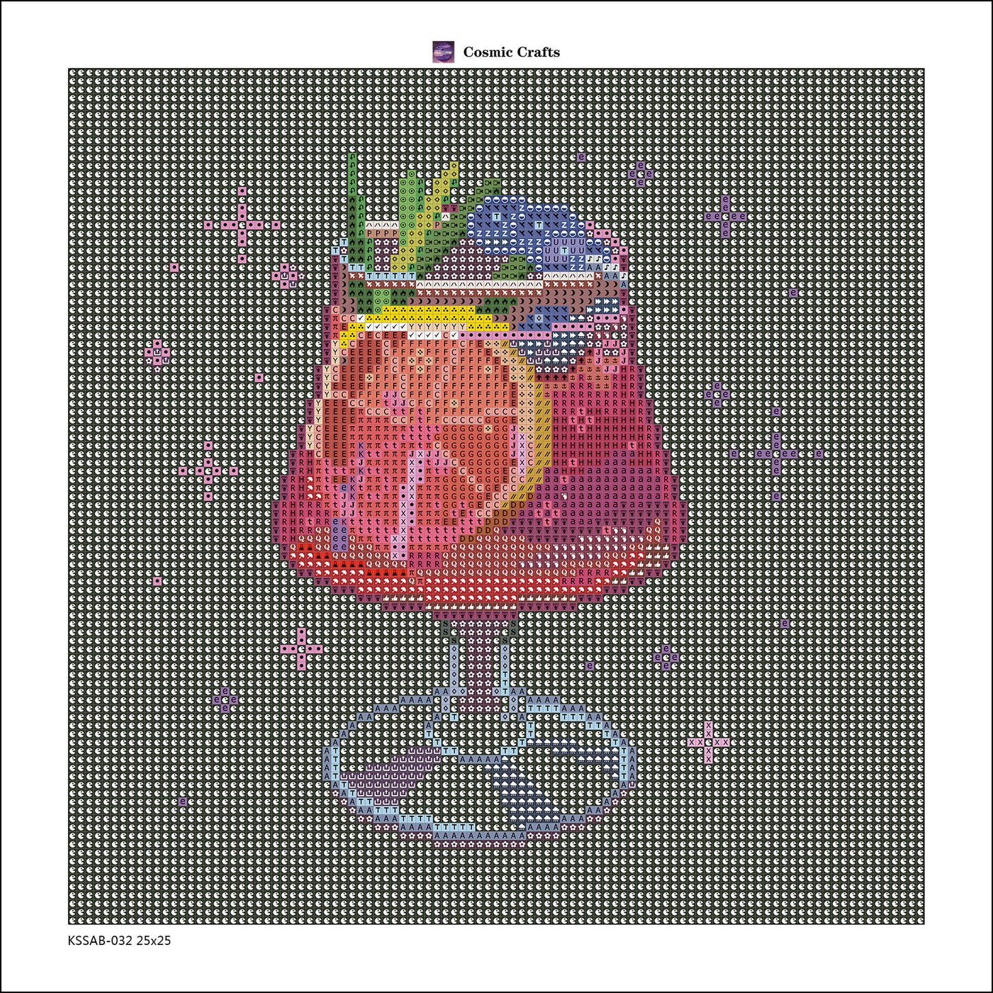 Berry Basil Elixir – Mini Diamond Painting Kit, Full Square Drill with AB & Fairy Dust Enhancements