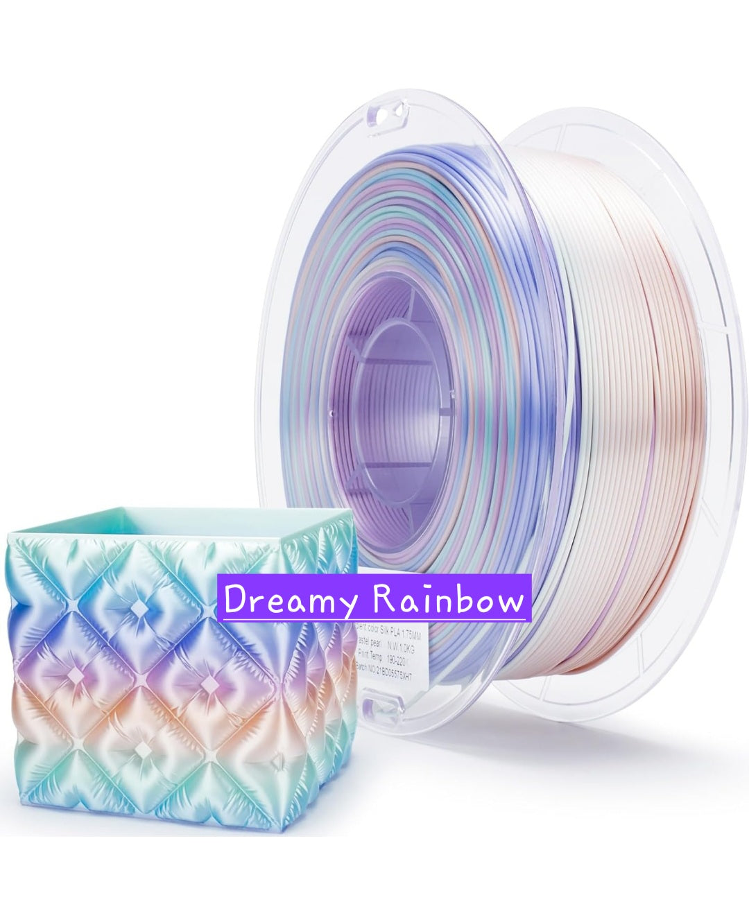 Diamond Painting Wax Container, Easy to Refill, Diamond Art Putty Storage Container, Re-usable 3D Printed Rhinestone Holographic Tack Pot