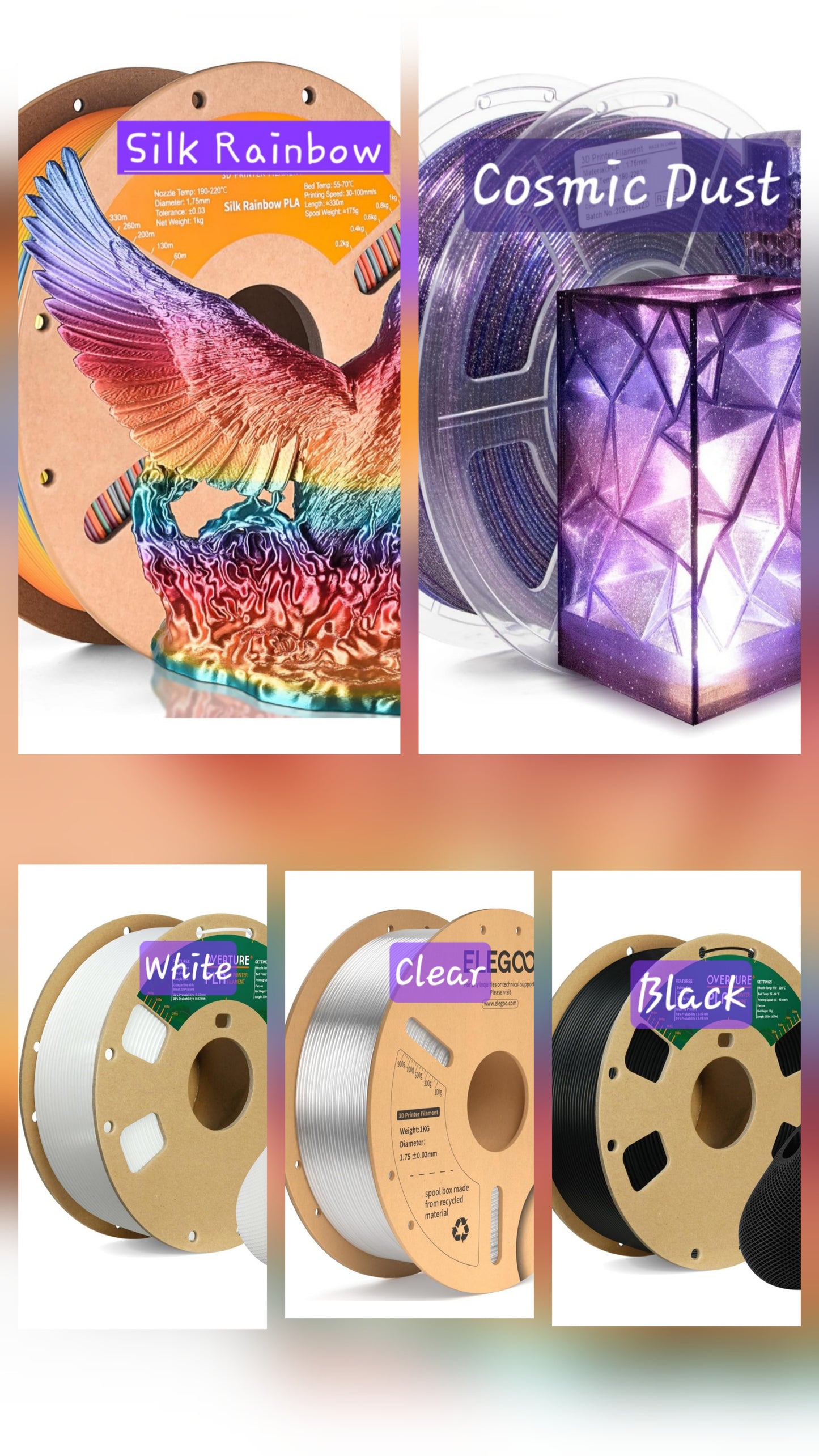 3D Printed Diamond Painting Pen, Carved 5 Wood Style, E-Painter Version, Lightweight Diamond Art Pen, Comfortable and Colorful Diamond Dot Tool, Drill Pen