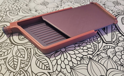 3D Printed Diamond Art Tray, Stylish Must-Have for Diamond Painting, Sliding Lid and Spout Stopper, Great Diamond Painting Accessory Cosmic Crafts