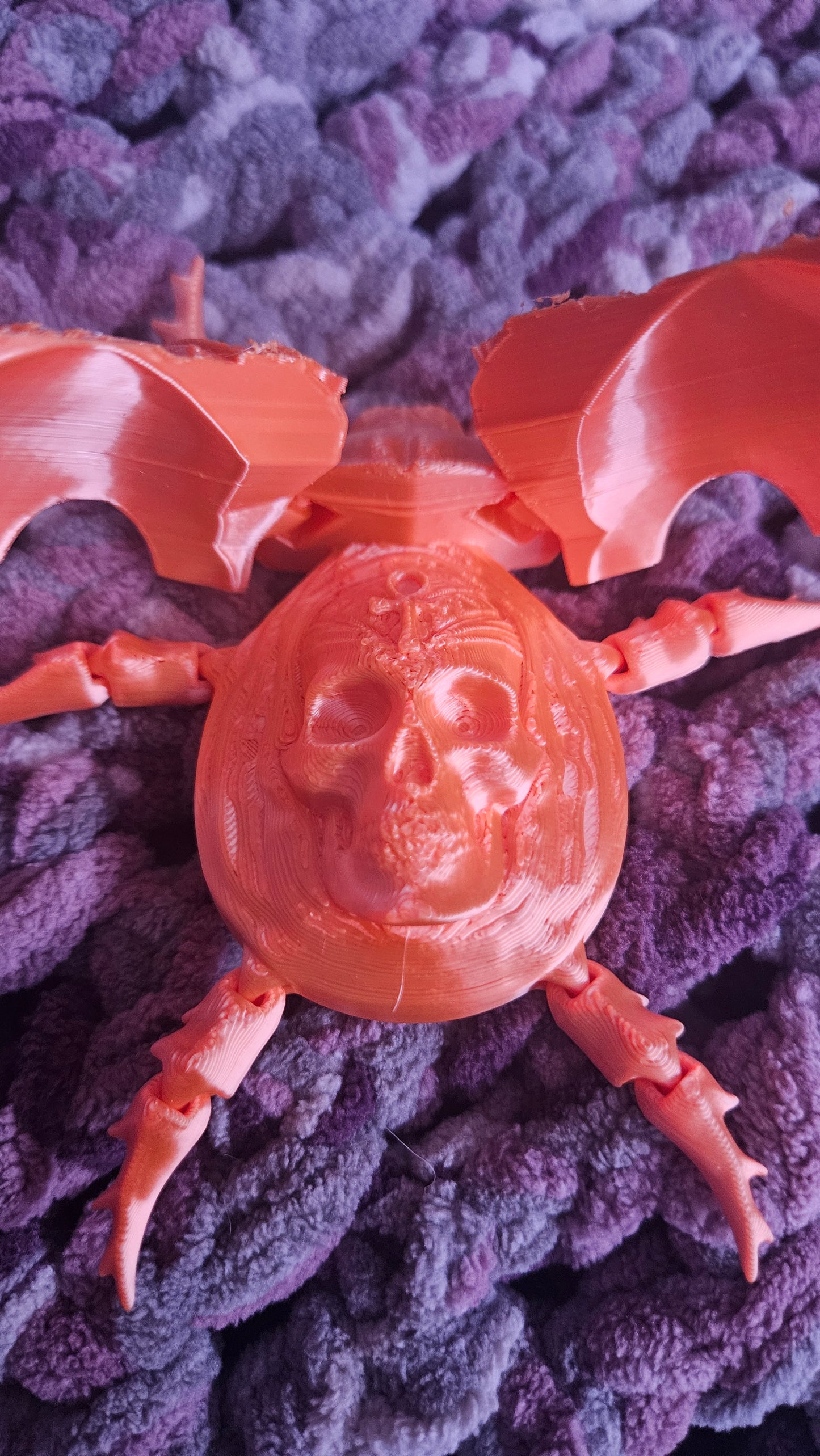 Scarab Beetle Flexi Toy, 3D Printed Articulated Desk Toy, Insect Fidget Toy, Cool Bug Lover Gift, Beetle Toy, Unique Flexible Desk Accessory
