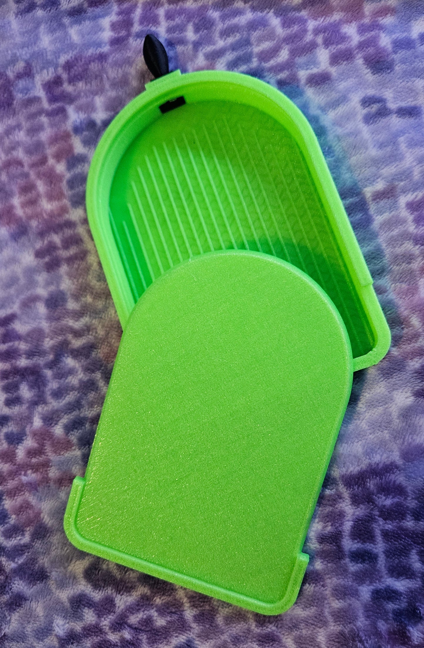 Rounded 3d Printed Diamond Art Tray With Sliding Lid and Stopper, Convenient and Easy To Use Diamond Drill Tray, Diamond Painting Accessory