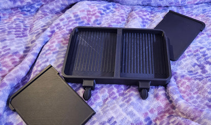 Large Double Diamond Art Tray with Lids and Stoppers, Big Duo Tray, 3D Printed Diamond Painting Accessory, 2 Trays in One, Diamond Dot Tool Cosmic Crafts