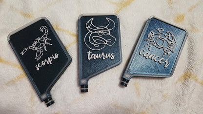 Zodiac Diamond Art Trays, Limited Edition 3D Printed Diamond Painting Trays with Lid and Stopper, Diamond Dot Accessory, Diamond Art Tool