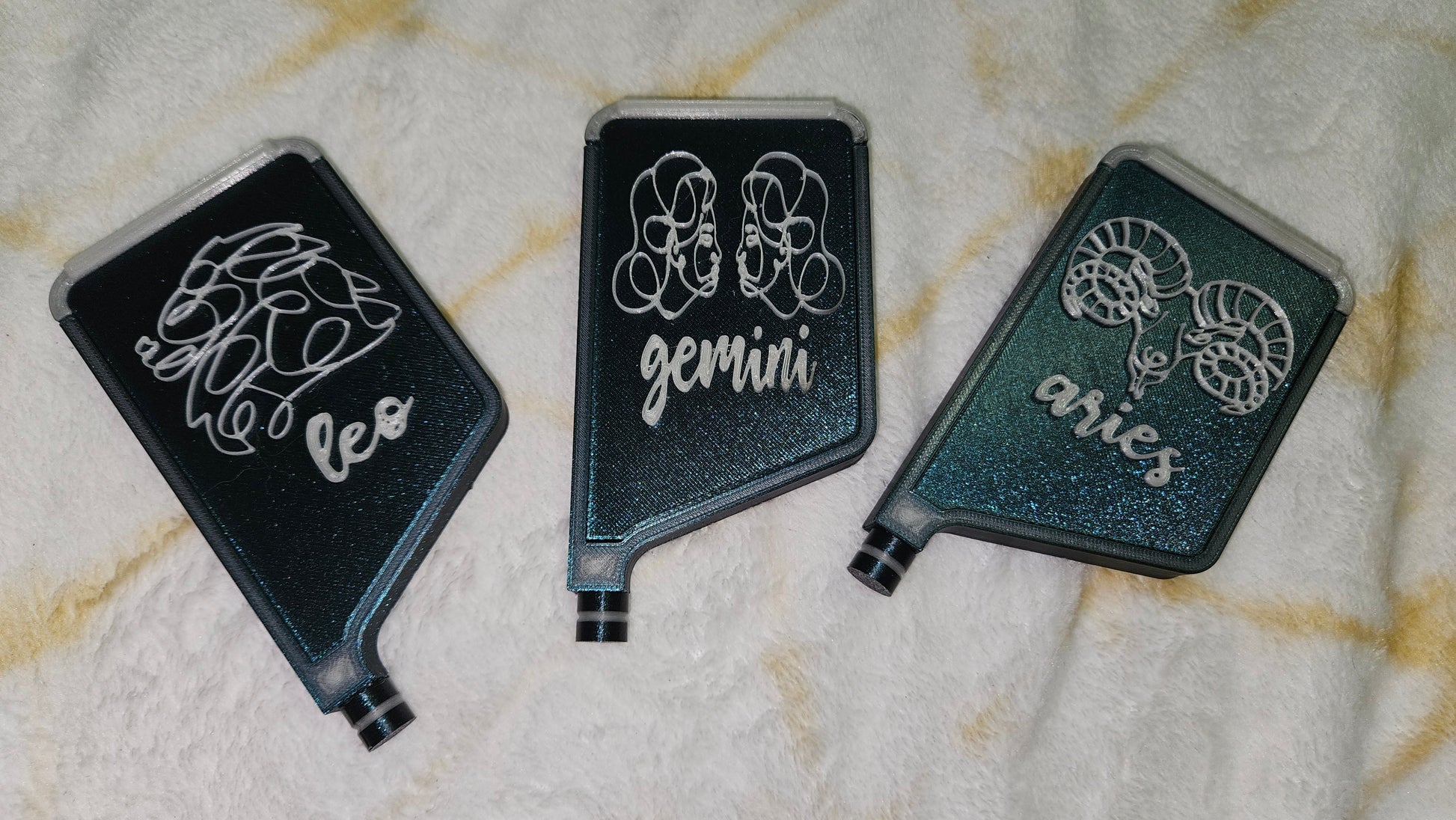 Zodiac Diamond Art Trays, Limited Edition 3D Printed Diamond Painting Trays with Lid and Stopper, Diamond Dot Accessory, Diamond Art Tool Cosmic Crafts