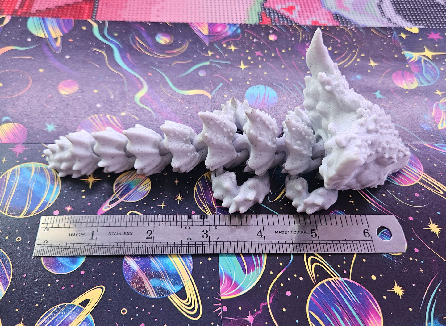Baby Desert Dragon Flexi, Adorable Articulated 3D Printed Fidget, Fully Articulated, Dragon Lover Gift, Novelty Baby Dragon Toy, Great Gift