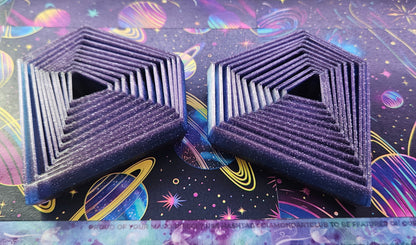 Diamond Shaped Fidget Toy, 3D Printed Desk Fidget Toy, Perfect Desk Novelty, Colorful Moving Diamond Flexi Toy for Older Children and Adults Cosmic Crafts