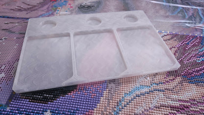 Diamond Art Washi Trays and Table, Diamond Painting Trays with Holder, Holds 3 Diamond Dot Trays and Storage Containers Cosmic Crafts
