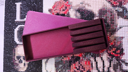 3D Printed Tweezers Storage Box, Craft Tool Case Holds 4 Sets of Craft, Precision, or Hair Removal Tweezers, Perfect for Travel or Storing Cosmic Crafts