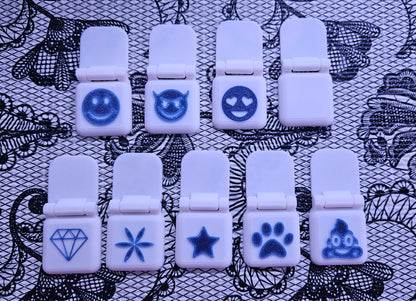Single Button Light Pad Button Cover, Stick-On Light Board Button Cover, Self-Adhesive with Fun Designs