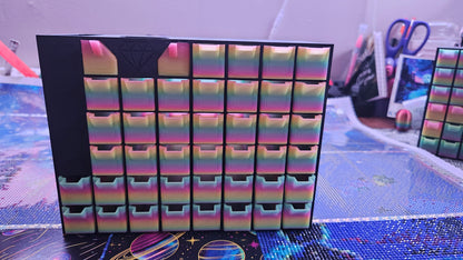 Large Diamond Painting Organizer, Expandable Diamond Art Drill Storage Drawer System, 3D Printed, Custom Made To Order Rhinestone Craft Tool