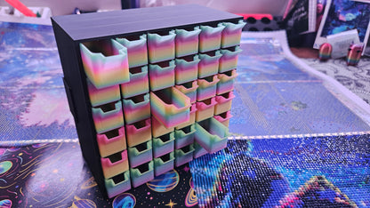 Large Diamond Painting Organizer, Expandable Diamond Art Drill Storage Drawer System, 3D Printed, Custom Made To Order Rhinestone Craft Tool