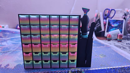Large Diamond Painting Organizer, Expandable Diamond Art Drill Storage Drawer System, 3D Printed, Custom Made To Order Rhinestone Craft Tool