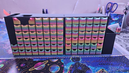Large Diamond Painting Organizer, Expandable Diamond Art Drill Storage Drawer System, 3D Printed, Custom Made To Order Rhinestone Craft Tool