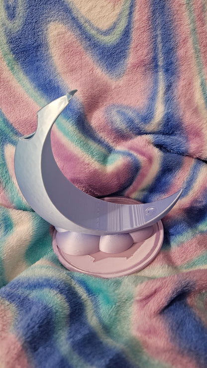 Moon Diamond Art Pen Holder, 3D Printed Diamond Painting Tool Stand, Moon On Cloud Diamond Dot Tool Storage, Cute Craft Tool Holder