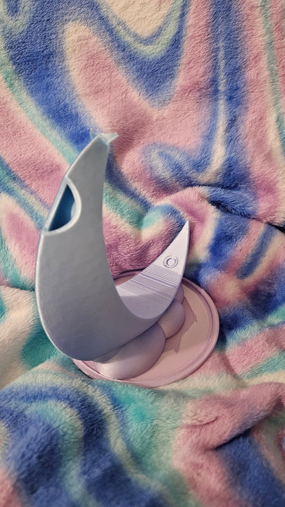 Moon Diamond Art Pen Holder, 3D Printed Diamond Painting Tool Stand, Moon On Cloud Diamond Dot Tool Storage, Cute Craft Tool Holder