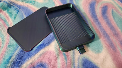 XL Diamond Art Tray w/Washi, 3D Printed Drill Tray w/Sliding Lid and Stopper, Diamond Painting Accessory Cosmic Crafts