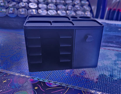 Confetti Diamond Art Tray Storage Cube, Compact Tray Storage with Trays, Diamond Painting Confetti Cube for Our Simple Confetti Trays, Trays Included Cosmic Crafts
