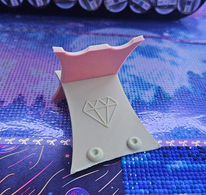 Double Diamond Painting Pen Stand, Slim Profile Double Diamond Art Pen Holder, Useful Diamond Dot Rhinestone Tool Cosmic Crafts