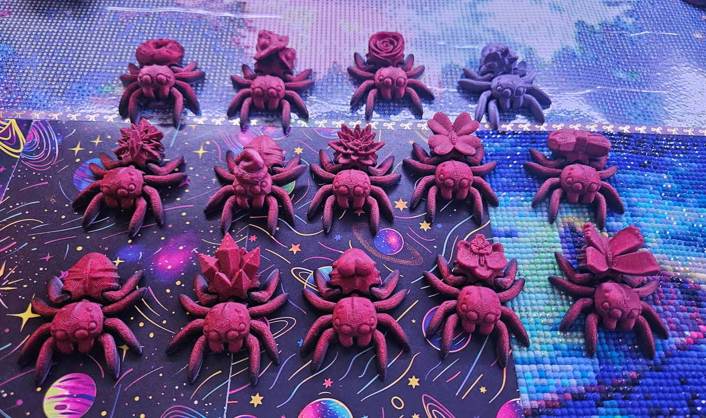 Spider Cover Minder Magnets, Cute Gift for Diamond Painters, Convenient Diamond Art Accessory, Handmade Diamond Dot Tool, Adorable 3D Printed Cover Holder