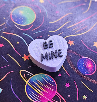 Candy Hearts Cover Minder Magnets, Cute Gift for Diamond Painters, Valentine's Diamond Art Accessory, Handmade Diamond Dot Tool, Adorable 3D Printed Cover Holder Cosmic Crafts