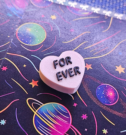 Candy Hearts Cover Minder Magnets, Cute Gift for Diamond Painters, Valentine's Diamond Art Accessory, Handmade Diamond Dot Tool, Adorable 3D Printed Cover Holder Cosmic Crafts