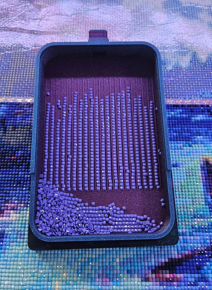 Extra Large/Large Angled Diamond Art Tray Tilt Table, 3D Printed Drill Tray Holder, Ergonomic Angle for Larger Diamond Painting Trays Cosmic Crafts