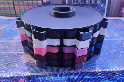 Diamond Painting Tray Carousel, 3D Printed Lazy Susan for Diamond Art, Spinning Rhinestone Tray Storage, Made To Order Diamond Dot Accessory