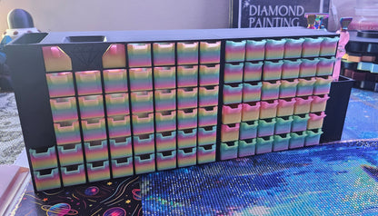 Large Diamond Painting Organizer, Expandable Diamond Art Drill Storage Drawer System, 3D Printed, Custom Made To Order Rhinestone Craft Tool