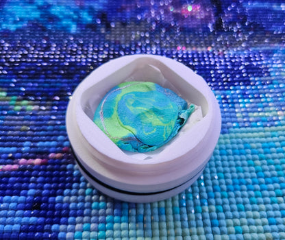 Diamond Painting Wax Container, Easy to Refill, Diamond Art Putty Storage Container, Re-usable 3D Printed Rhinestone Holographic Tack Pot