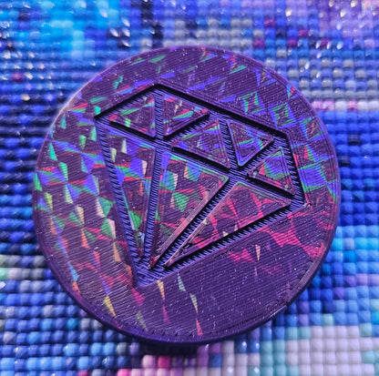 Diamond Painting Wax Container, Easy to Refill, Diamond Art Putty Storage Container, Re-usable 3D Printed Rhinestone Holographic Tack Pot