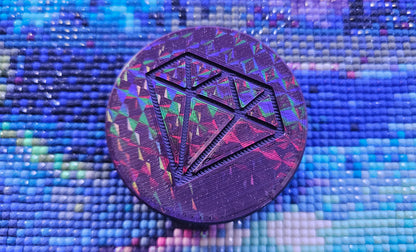 Diamond Painting Wax Container, Easy to Refill, Diamond Art Putty Storage Container, Re-usable 3D Printed Rhinestone Holographic Tack Pot