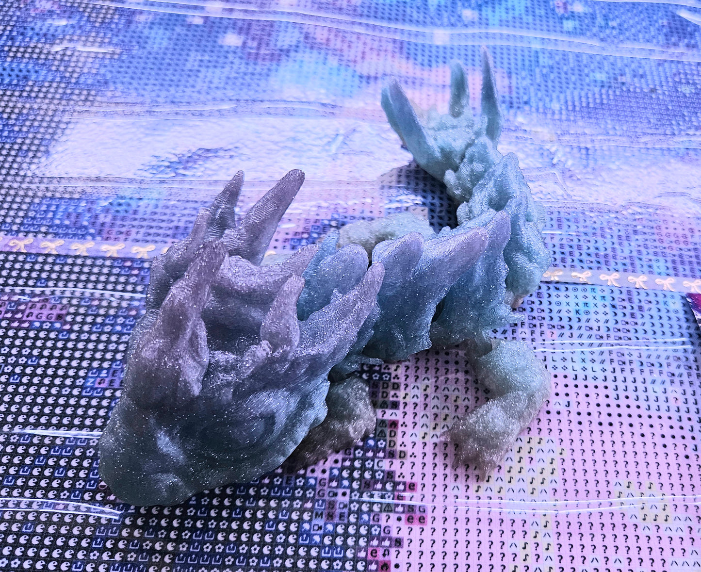 Baby Rock Dragon Flexi, Adorable Articulated 3D Printed Fidget, Fully Articulated, Dragon Lover Gift, Novelty Baby Dragon Toy, Cute Flexi