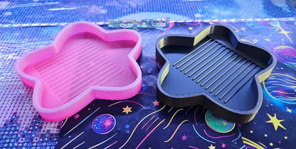 Set of 2 Star Diamond Painting Trays, 3D Printed Novelty Drill Trays, Cute Cosmic Craft Supplies, Diamond Art Accessories, Rhinestone Tool Cosmic Crafts